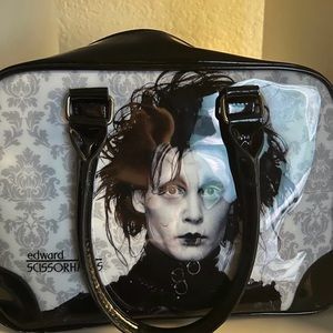 Edward Scissorhands Fleur De Lis Purse